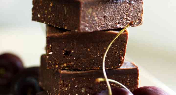 Two-Layer Raw Chocolate Lactation Brownie